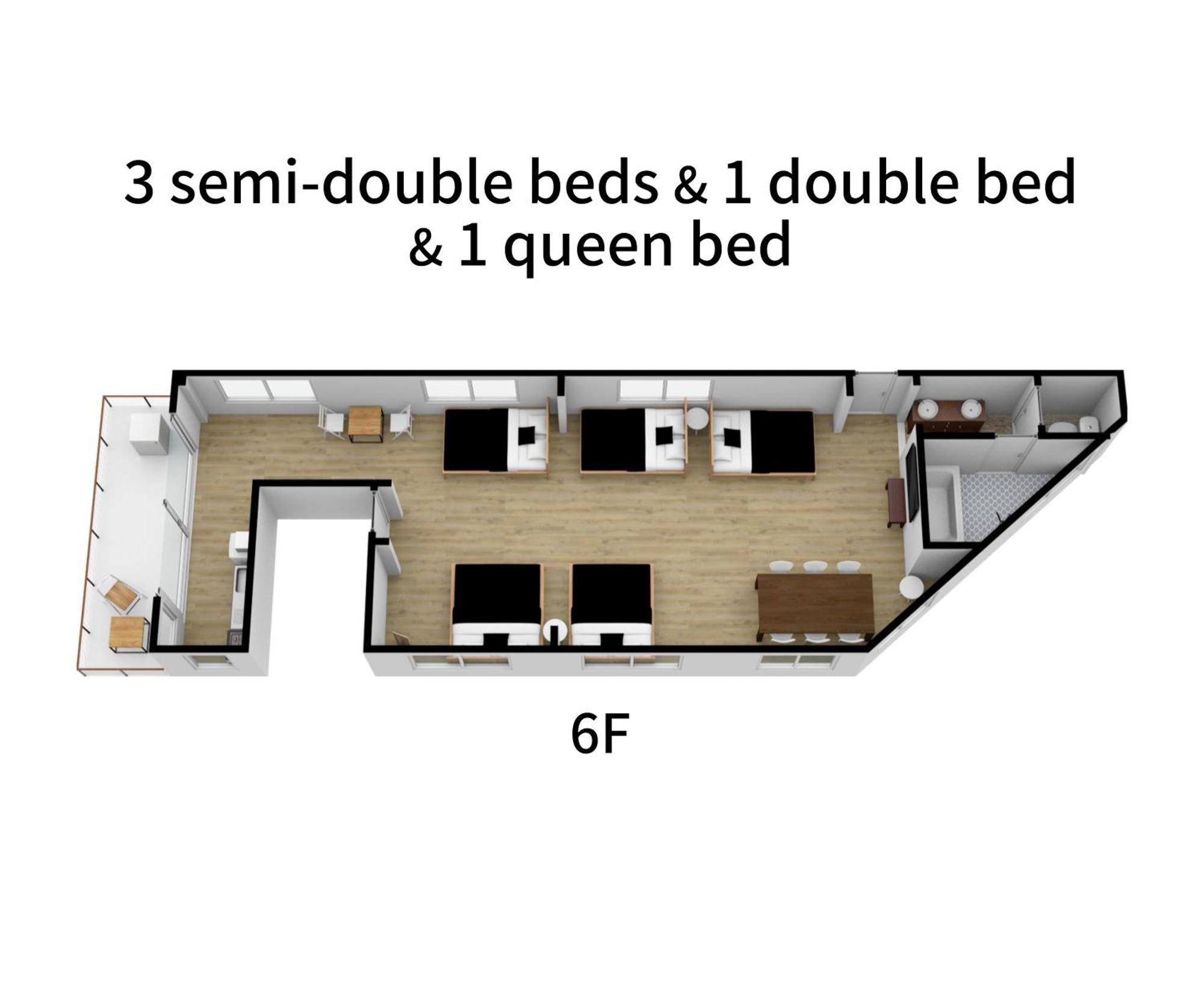U.House Aparthotel Ōsaka Rom bilde